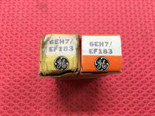 Load image into Gallery viewer, 2 General Electric GE 6EH7 EF183 Vacuum Tubes Valves NOS NIB Lot Of Two