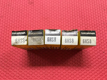 Load image into Gallery viewer, 5 Sylvania 6HS8 Vacuum Tubes NOS NIB Lot Of Five
