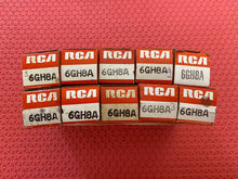 Load image into Gallery viewer, 10 RCA 6GH8 6GH8A Vacuum Tubes Valves NOS NIB Lot Of Ten