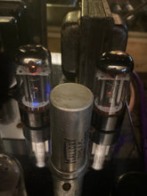Load image into Gallery viewer, Matched Pair Sylvania 6V6 6V6GTA Silver Top Vacuum Tubes