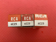Load image into Gallery viewer, 3 RCA 6EZ5 Vacuum Tubes Valves NOS NIB Lot Of Three