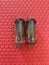 Load image into Gallery viewer, Matched Pair Sylvania 6AU6 6AU6A Vacuum Tubes Valves