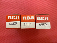 Load image into Gallery viewer, 3 RCA 6GE5 Vacuum Tubes Valves NOS NIB Lot Of Three