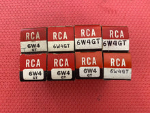 Load image into Gallery viewer, 8 RCA 6W4 6W4GT Vacuum Tubes Valves NOS NIB Lot Of Eight Octet