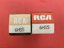 Load image into Gallery viewer, 2 RCA 6HS5 Vacuum Tubes NOS NIB Lot Of Two