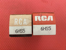 Load image into Gallery viewer, 2 RCA 6HS5 Vacuum Tubes NOS NIB Lot Of Two
