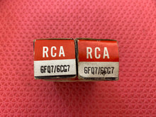Load image into Gallery viewer, Matched Pair RCA 6FQ7 / 6CG7 Vacuum Tubes Valves NOS NIB