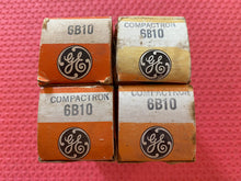 Load image into Gallery viewer, 4 General Electric GE 6B10 Vacuum Tubes NOS NIB Lot Of Four
