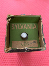 Load image into Gallery viewer, Sylvania 6D6 Vacuum Tube Valve NOS NIB Riveted Box