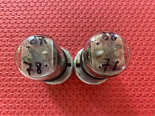 Load image into Gallery viewer, Matched Pair RCA 6SN7 6SN7GTB Vacuum Tubes Valves Black Plate