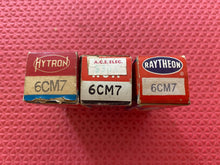 Load image into Gallery viewer, 3 US-Made 6CM7 Vacuum Tubes Valves NOS NIB Lot Of Three