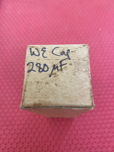 Load image into Gallery viewer, Western Electric KS-8678 KS8678 280 Microfarad Electrolytic Capacitor NOS NIB