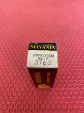 Load image into Gallery viewer, Sylvania 5763 Communications Quality Vacuum Tube Valve NOS NIB