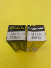 Load image into Gallery viewer, 2 Sylvania 6DA4 6DA4A 6DM4 6DM4A Vacuum Tubes Valves NOS NIB Lot Of Two