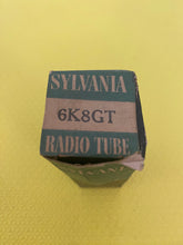 Load image into Gallery viewer, Sylvania 6K8 6K8G Vacuum Tube Valve NOS NIB