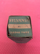 Load image into Gallery viewer, Sylvania Number / Type 41 #41 Vacuum Tube Valve NOS NIB