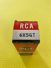 Load image into Gallery viewer, RCA 6X5 6X5GT Vacuum Tube Valve NOS NIB