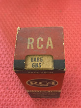 Load image into Gallery viewer, RCA 6AB5 6N5 Vacuum Tube Valve Indicator Magic Eye NOS NIB