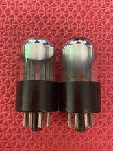 Load image into Gallery viewer, Matched Pair Sylvania Bad Boy 12SN7 12SN7GT Vacuum Tubes Valves NOS-Testing