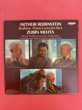 Load image into Gallery viewer, Arthur Rubinstein Brahms: Piano Concerto Number 2 Zubin Mehta Israel Philharmonic Orchestra Stereo Vinyl LP London Records CS7018