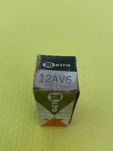 Load image into Gallery viewer, Metro 12AV6 Vacuum Tube Valve NOS NIB