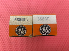 Load image into Gallery viewer, 2 General Electric GE 6S8 6S8GT Vacuum Tubes NOS NIB Lot Of Two