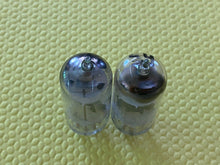 Load image into Gallery viewer, Matched Pair RCA 6C4 Vacuum Tubes Valves Black Plates