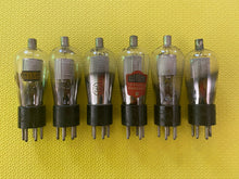 Load image into Gallery viewer, 6 US-Made Number / Type 36 #36 Vacuum Tubes Valves Mesh Plate Globe / Balloon Style Lot Of Six