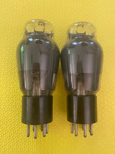 Load image into Gallery viewer, Matched Pair Sylvania Number Type 59 #59 Vacuum Tubes Engraved Bases