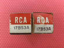 Load image into Gallery viewer, 2 RCA 17AY3 17AY3A 17BS3 17BS3A Vacuum Tubes Valves NOS NIB Lot Of Two