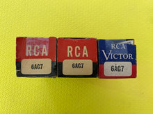 Load image into Gallery viewer, 3 RCA 6AG7 Vacuum Tubes Valves NOS NIB Lot Of Three