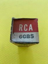 Load image into Gallery viewer, RCA / Amperex 6GB5 Vacuum Tube Valve NOS NIB