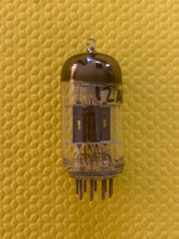 Load image into Gallery viewer, Sylvania 12AV7 Vacuum Tube Black Plate NOS-Testing