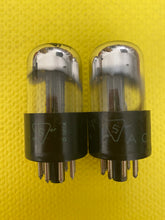 Load image into Gallery viewer, Matched Pair Sylvania Bad Boy 12SN7 12SN7GT Vacuum Tubes Valves