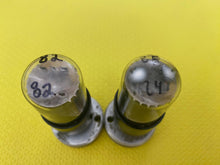 Load image into Gallery viewer, Matched Pair General Electric GE 12SN7 12SN7GTA Vacuum Tubes Copper Support Rods NOS-Testing