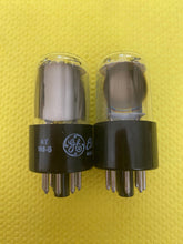 Load image into Gallery viewer, Matched Pair General Electric GE 12SN7 12SN7GTA Vacuum Tubes NOS NIB