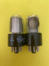 Load image into Gallery viewer, Matched Pair General Electric GE 12SN7 12SN7GTA Vacuum Tubes NOS NIB