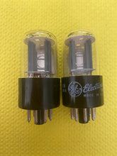 Load image into Gallery viewer, Matched Pair General Electric GE 12SN7 12SN7GTA Vacuum Tubes Valves NOS NIB