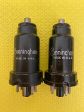 Load image into Gallery viewer, Matched Pair Cunningham 6J7 Vacuum Tubes