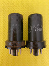Load image into Gallery viewer, Matched Pair RCA JAN-CRC-6SJ7 6SJ7 VT116 Vacuum Tubes Milspec World War Two Vintage