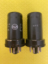 Load image into Gallery viewer, Matched Pair RCA JAN-CRC-6SJ7 6SJ7 VT116 Vacuum Tubes Valves Milspec World War Two Vintage