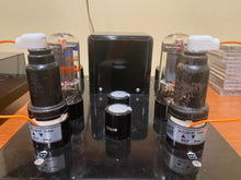 Load image into Gallery viewer, Matched Pair RCA-Cunningham 6J7 Vacuum Tubes Engraved Bottles