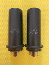Load image into Gallery viewer, Matched Pair Radio Corporation Of America 1619 JAN-CRC-1619 Vacuum Tubes NOS-Testing Milspec