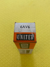 Load image into Gallery viewer, United 6AV6 Vacuum Tube Valve NOS NIB