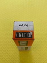 Load image into Gallery viewer, United 6AV6 Vacuum Tube Valve NOS NIB