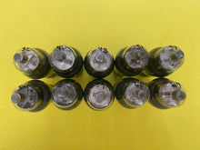 Load image into Gallery viewer, 10 US-Made 6D6 Vacuum Tubes Valves Gray Glass Lot of Ten