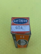 Load image into Gallery viewer, Raytheon 6T4 Vacuum Tube Valve NOS NIB