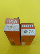 Load image into Gallery viewer, 2 RCA 6KZ8 Vacuum Tubes Valves NOS NIB Lot Of Two