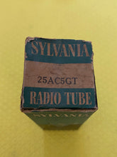 Load image into Gallery viewer, Sylvania 25AC5 25AC5GT Vacuum Tube Valve NOS NIB
