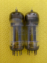 Load image into Gallery viewer, Matched Pair General Electric GE 12BH7 12BH7A Vacuum Tubes Valves 12AU7 Substitute For Tube Rolling NOS-Testing